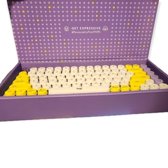 New Logitech Pop Keys Keyboard Wireless Keyboard Retro Mechanical Feel Keyboard - Picture 3 of 9